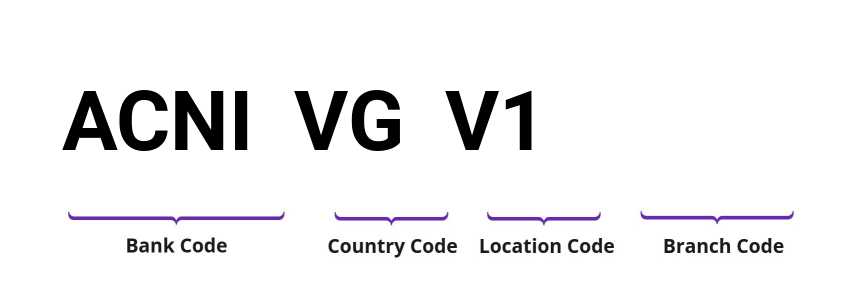 SWIFT / BIC ACNIVGV1