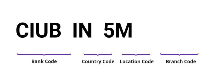 SWIFT / BIC CIUBIN5M